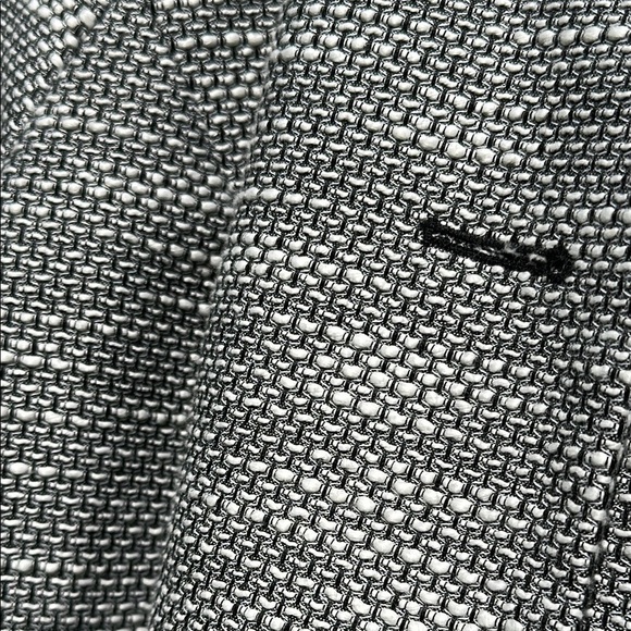 Christopher & Banks Missy Tweed Coat Jacket Grey& Black Women's Large Classy EUC - Picture 13 of 15